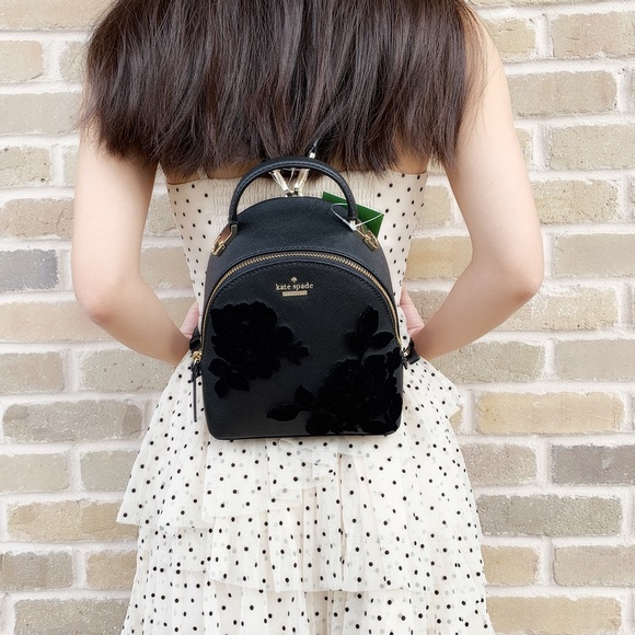 Kate spade Binx mini backpack crossbody floral - Picture 7 of 8